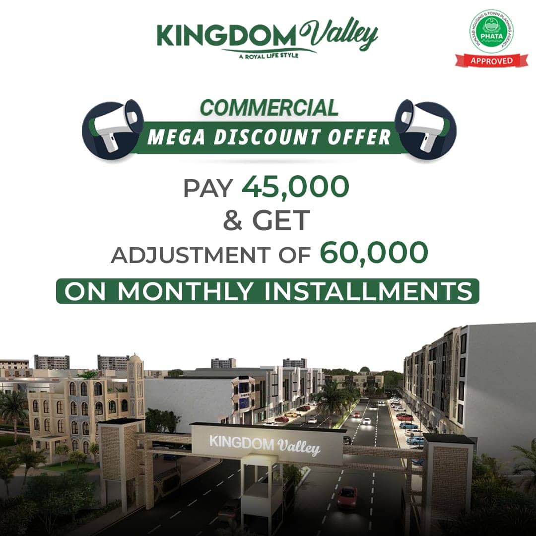 Kingdom valley commercial discount offer