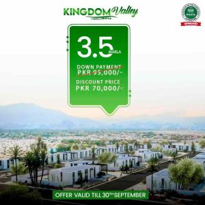 kingdom valley General block 3.5 marla residential