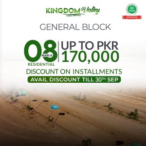 kingdom valley General block 8 marla residential